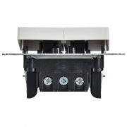 Выключатель проходной 2-кл. СП BRITE ВС10-2-6-БрАБ 10А механизм арктич. бел. IEK BR-V22-0-10-K91 BR-V22-0-10-K91