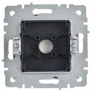 Заглушка BRITE МЗ10-БрАБ с суппортом механизм арктич. бел. IEK BR-PL10-K91 BR-PL10-K91