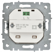 Подсветка светодиодная BRITE ПЛ20-БрАБ встраив. механизм арктич. бел. IEK BR-FL20-K91 BR-FL20-K91