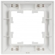 Рамка 1-м BRITE РУ-1-БрАБ арктич. бел./бел. IEK BR-M12-12-K91 BR-M12-12-K91