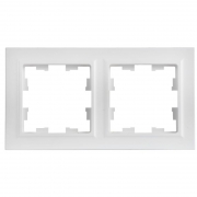 Рамка 2-м BRITE РУ-2-БрАБ арктич. бел. IEK BR-M22-K91 BR-M22-K91