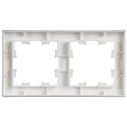 Рамка 2-м BRITE РУ-2-БрАБ арктич. бел. IEK BR-M22-K91 BR-M22-K91