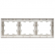 Рамка 3-м BRITE РУ-3-БрАБ арктич. бел. IEK BR-M32-K91 BR-M32-K91