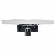 Розетка 2-м СП BRITE РС12-2-БрАБ 10А в сборе без заземл. без защ. шторок арктич. бел. IEK BR-R20-10-K91-F BR-R20-10-K91-F