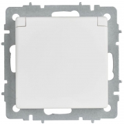 Розетка BRITE РСбш10-3-БрАБ 16А IP20 с заземл. защ. шторки с крышкой механизм арктич. бел. IEK BR-R16-16-K91 BR-R16-16-K91