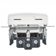 Розетка BRITE РСбш10-3-БрАБ 16А IP20 с заземл. защ. шторки с крышкой механизм арктич. бел. IEK BR-R16-16-K91 BR-R16-16-K91