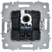 Розетка компьютерная СП BRITE РК11-БрАБ RJ45 кат.6 механизм арктич. бел. IEK BR-K10-2-K91 BR-K10-2-K91