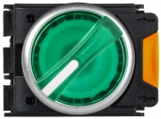 Переключатель 2 полож. 1НО+1НЗ с подсветкой зел. MASTER IEK MI-SW60-11XD-3-14-2-K06 MI-SW60-11XD-3-14-2-K06