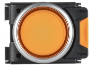 Кнопка d22мм 1НО+1НЗ MASTER с подсветкой и фиксацией желт. IEK MI-BT60-11TD-3-11-K05 MI-BT60-11TD-3-11-K05