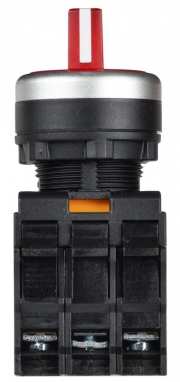 Переключатель 3 полож. 2НО с подсветкой красн. MASTER IEK MI-SW60-20XD-4-14-3-K04 MI-SW60-20XD-4-14-3-K04