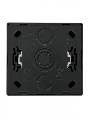 Розетка 1-м ОП LETO с заземл. ПБТ черн. бархат LEZARD 752-4200-122B 752-4200-122B