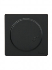 Розетка 1-м ОП LETO с заземл. с крышкой LETO ПБТ черн. бархат LEZARD 752-4200-123B 752-4200-123B