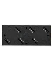 Розетка 3-м ОП LETO с заземл. закрытый корпус ПБТ черн. бархат LEZARD 752-4200-127BUP 752-4200-127BUP