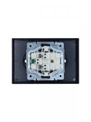 Розетка 2-мест. б/з СП ZIMA IP20 16А ПБТ безвинт. зажим черн. бархат LEZARD 704-4200-128BQC 704-4200-128BQC