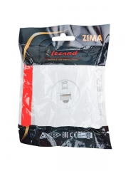 Розетка компьютерная 1-мест. СП ZIMA бел. LEZARD 704-0288-140 704-0288-140