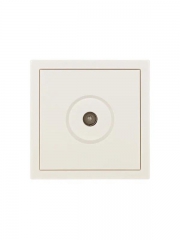 Розетка ТВ оконечная СП ZIMA IP20 слон. кость LEZARD 704-9088-130 704-9088-130