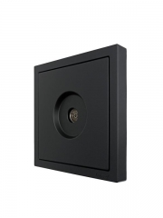 Розетка ТВ оконечная СП ZIMA IP20 черн. бархат LEZARD 704-4288-130 704-4288-130