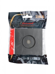 Розетка ТВ оконечная СП ZIMA IP20 черн. бархат LEZARD 704-4288-130 704-4288-130