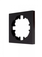 Рамка 1-м OSEN горизонт. квадрат черн. бархат LEZARD 743-4200-146 743-4200-146