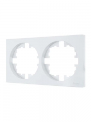 Рамка 2-м OSEN горизонт. квадрат бел. LEZARD 743-0200-147 743-0200-147