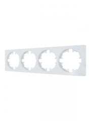 Рамка 4-м OSEN горизонт. квадрат бел. LEZARD 743-0200-149 743-0200-149