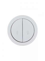 Выключатель проходной 2-кл. СП OSEN 10А IP20 механизм бел. LEZARD 743-0288-106 743-0288-106