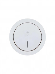 Выключатель проходной 1-кл. СП OSEN 10А IP20 с подсветкой механизм бел. LEZARD 743-0288-114 743-0288-114