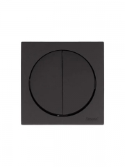 Выключатель 2-кл. СП OSEN 10А IP20 механизм черн. бархат LEZARD 743-4288-101 743-4288-101