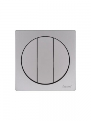 Выключатель 3-кл. СП OSEN механизм сер. матов. LEZARD 743-7488-109 743-7488-109