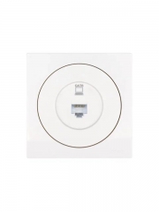 Розетка компьютерная СП OSEN RJ45 кат.6 механизм бел. LEZARD 743-0288-140 743-0288-140