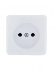 Розетка 1-м ОП Viola 16А IP20 без заземл. бел. LEZARD 751-0200-121 751-0200-121