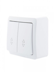 Переключатель проходной 2-кл. 2п ОП Viola 10А IP20 бел. LEZARD 751-0200-106 751-0200-106