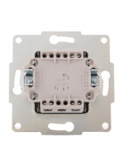 Выключатель 2-кл. 1п СП Karina 10А IP20 механизм крем. LEZARD 707-0388-101 707-0388-101