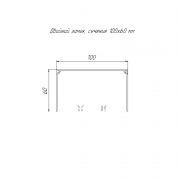 Кабель-канал 100х60 L2000 с двойн. замком бел. Промрукав PR.0610061 PR.0610061