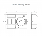 Площадка под стяжку для прямого монтажа сер. (уп.100шт) Промрукав PR13.0396 PR13.0396