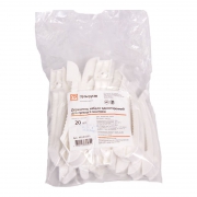 Держатель кабеля односторонний для прямого монтажа бел. (уп.20шт) Промрукав PR13.0385 PR13.0385