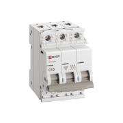 Выключатель автоматический 3п C 10А 4.5кА ВА 47-63N PROxima EKF M634310C M634310C