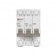 Выключатель автоматический 3п D 40А 4.5кА ВА 47-63N PROxima EKF M634340D M634340D