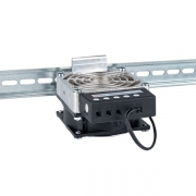 Обогреватель на DIN-рейку с вентилятором 400Вт 230В IP20 Quardo PROxima EKF heater-vent-q-400-20 heater-vent-q-400-20