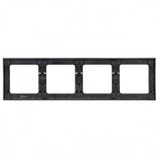 Рамка 4-м Стокгольм черн. PROxima EKF EAM-G-303-30 EAM-G-303-30