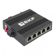 Коммутатор неуправляемый промышленный U-5T 5 портов 10/100Base-T(X) RJ45 монтаж на DIN-рейку TSX EKF TSX-U-5T TSX-U-5T