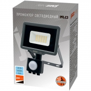 Прожектор светодиодный PFL-C3 SENSOR 20Вт 6500К IP65 закален. прозр. стекло JazzWay 5026926A 5026926A