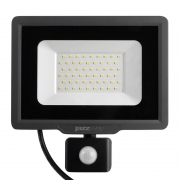 Прожектор светодиодный PFL-C3 SENSOR 50Вт 6500К IP65 закален. прозр. стекло JazzWay 5026940A 5026940A