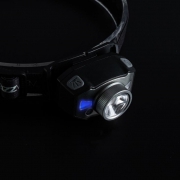 Фонарь аккумуляторный налобный AccuH1-L5WZ-bk zoom LED 5Вт + 2хRED SMD IP54 5 режимов: 100проц. 180лм 3.5ч/50проц. 110лм 5.5ч/30проц. 65лм 15ч/красн. 28ч/мигающ. красн. 12ч аккум. 0.8А.ч управл. жестами черн./сер. JazzWay 5036642 5036642