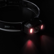 Фонарь аккумуляторный налобный AccuH3-L5W-bk LED 5Вт + 2хRED SMD IP54 5 режимов: 100проц. 180лм 3.5ч/50проц. 110лм 5.5ч/30проц. 65лм 15ч/красн. 28ч/мигающ. красн. 12ч аккум. управл. жестами черн. JazzWay 5036703 5036703