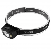 Фонарь аккумуляторный налобный AccuH3-L5W-bk LED 5Вт + 2хRED SMD IP54 5 режимов: 100проц. 180лм 3.5ч/50проц. 110лм 5.5ч/30проц. 65лм 15ч/красн. 28ч/мигающ. красн. 12ч аккум. управл. жестами черн. JazzWay 5036703 5036703