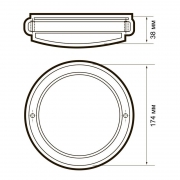 Светильник светодиодный 