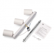 Светильник PDL-R под лампу 3xGU10 макс. 3х15Вт WH 230В IP20 JazzWay 5049369 5049369