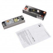 Блок питания для светодиодной ленты 25Вт 2.1А 12В IP20 BSPS метал. JazzWay 3329341A 3329341A