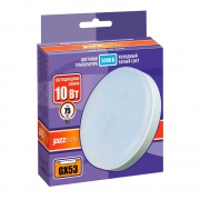 Лампа светодиодная PLED-GX53 10Вт таблетка матовая 5000К холод. бел. GX53 840лм 230В JazzWay 1029089 1029089